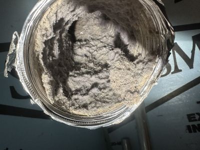 Dryer Vent Clogged With Lint Before Cleaning